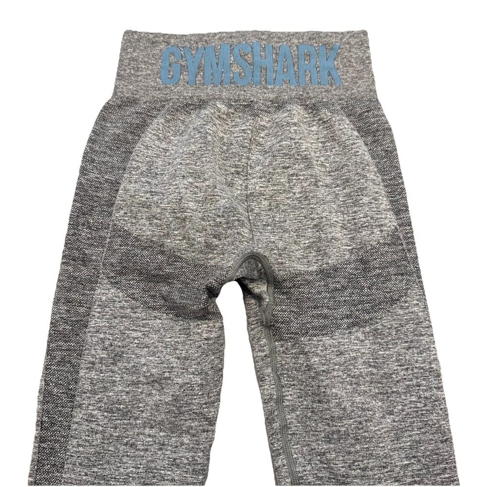 Gymshark Flex High Waisted Grey Blue Leggings Size XS  EUC